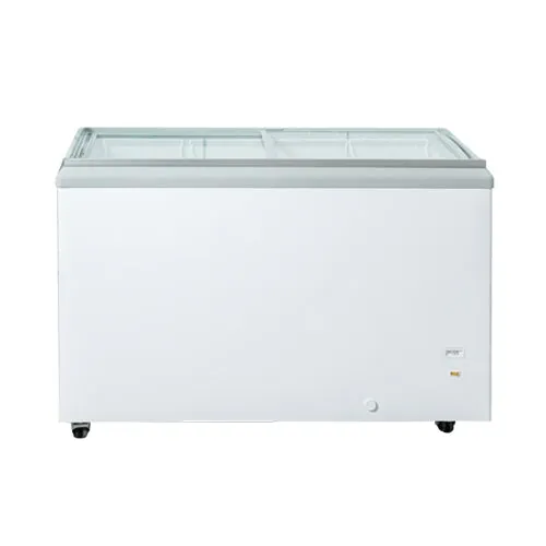 New Air NIF-60-FG 60" Flat Glass Top Ice Cream Freezer