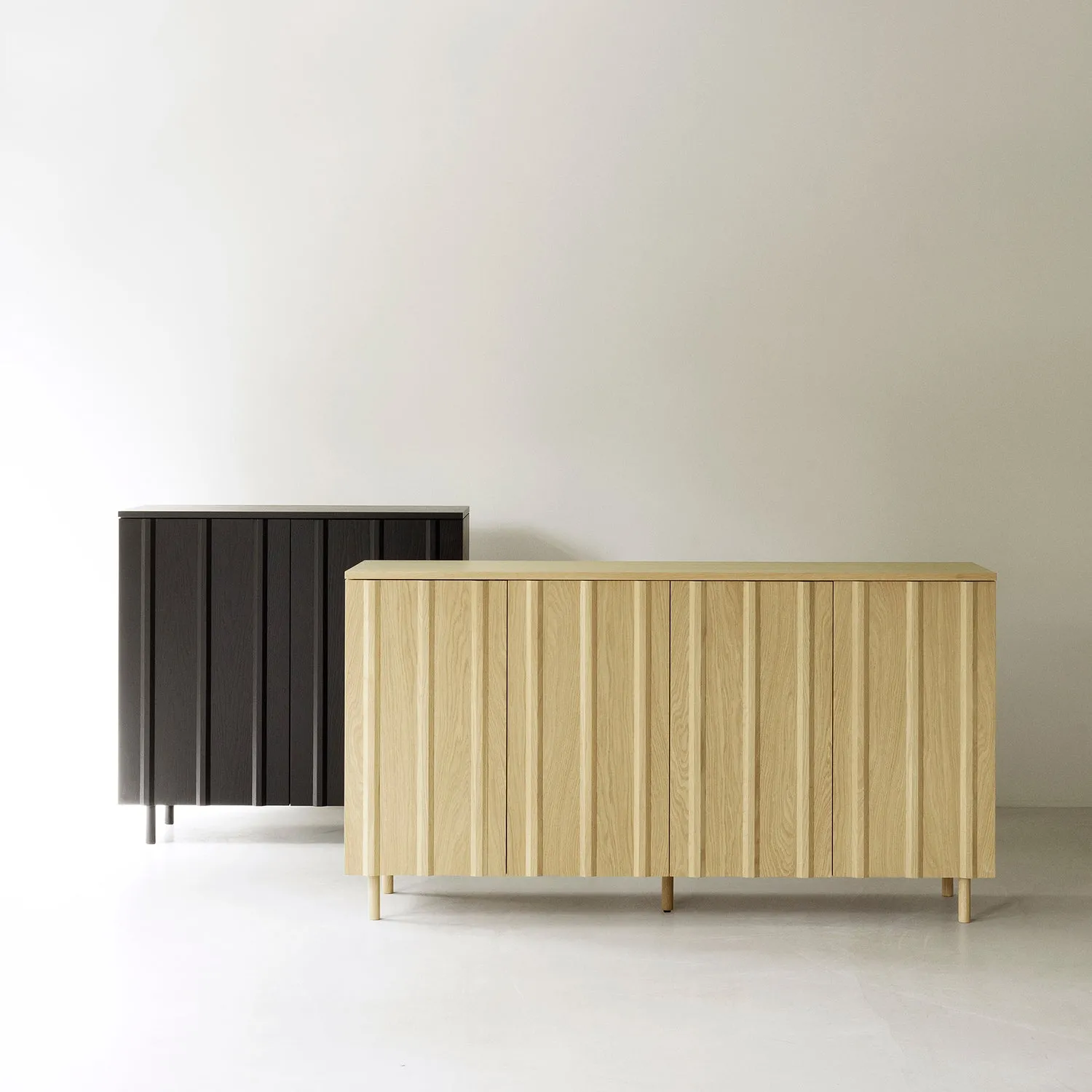 normann copenhagen | rib sideboard | soft black
