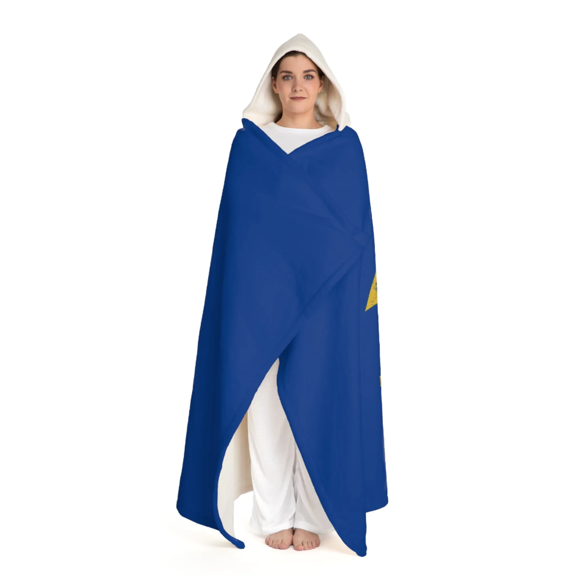 North Mianus Hooded Sherpa Fleece Blanket