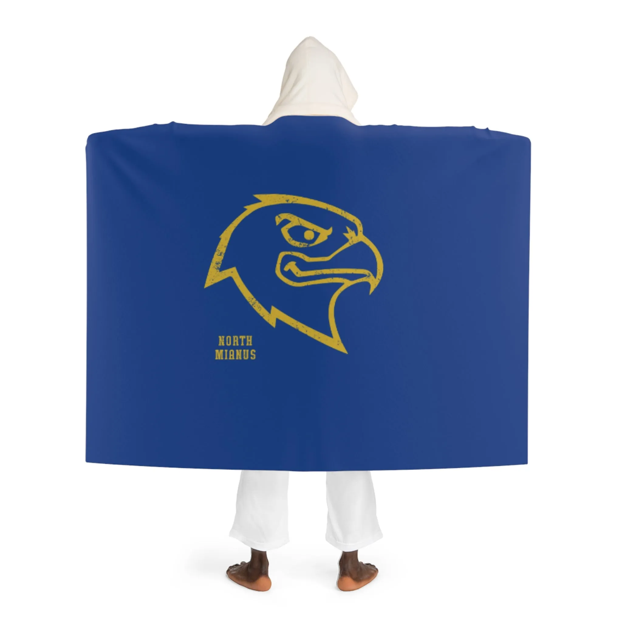 North Mianus Hooded Sherpa Fleece Blanket