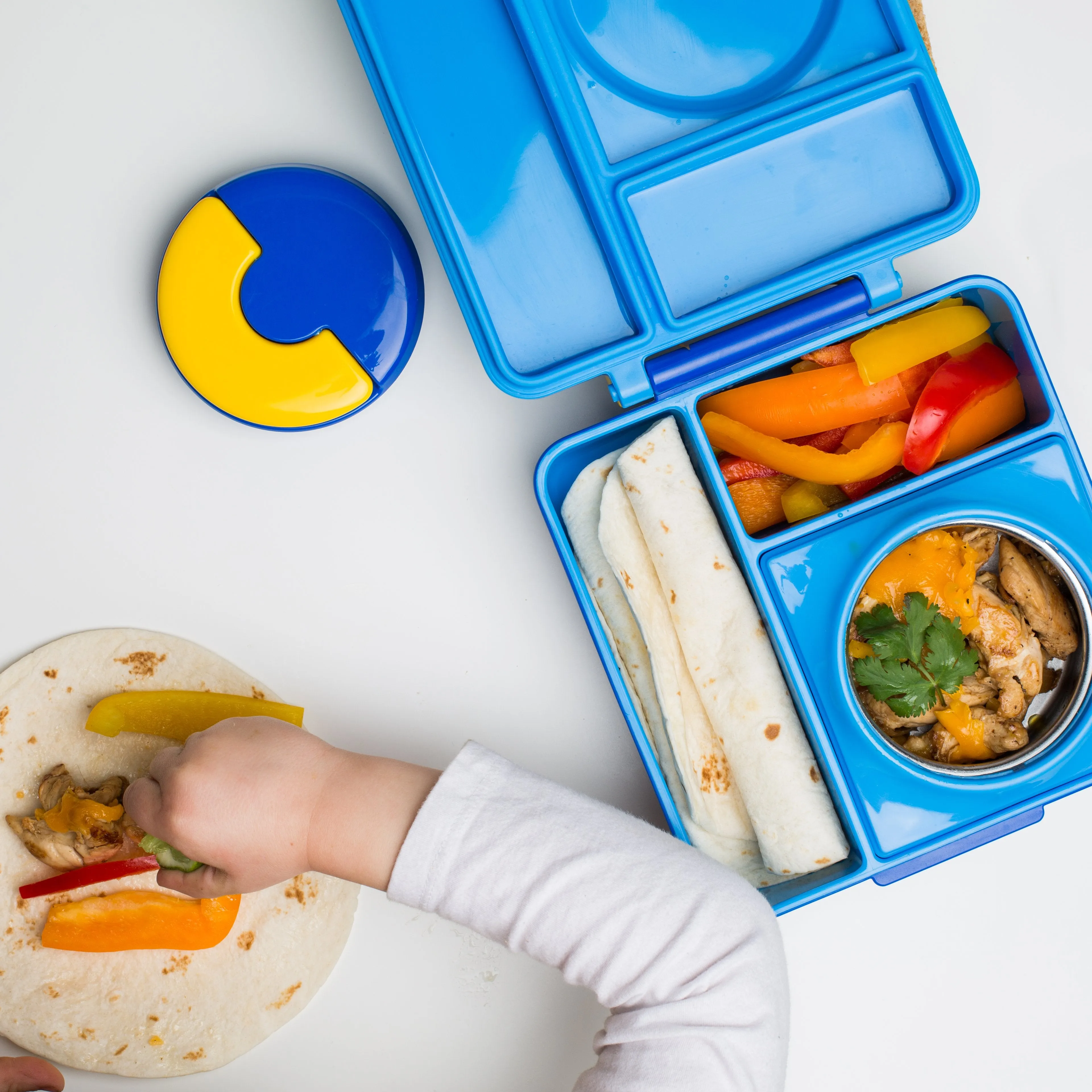 OmieBox Insulated Hot & Cold Bento Box - Blue Sky