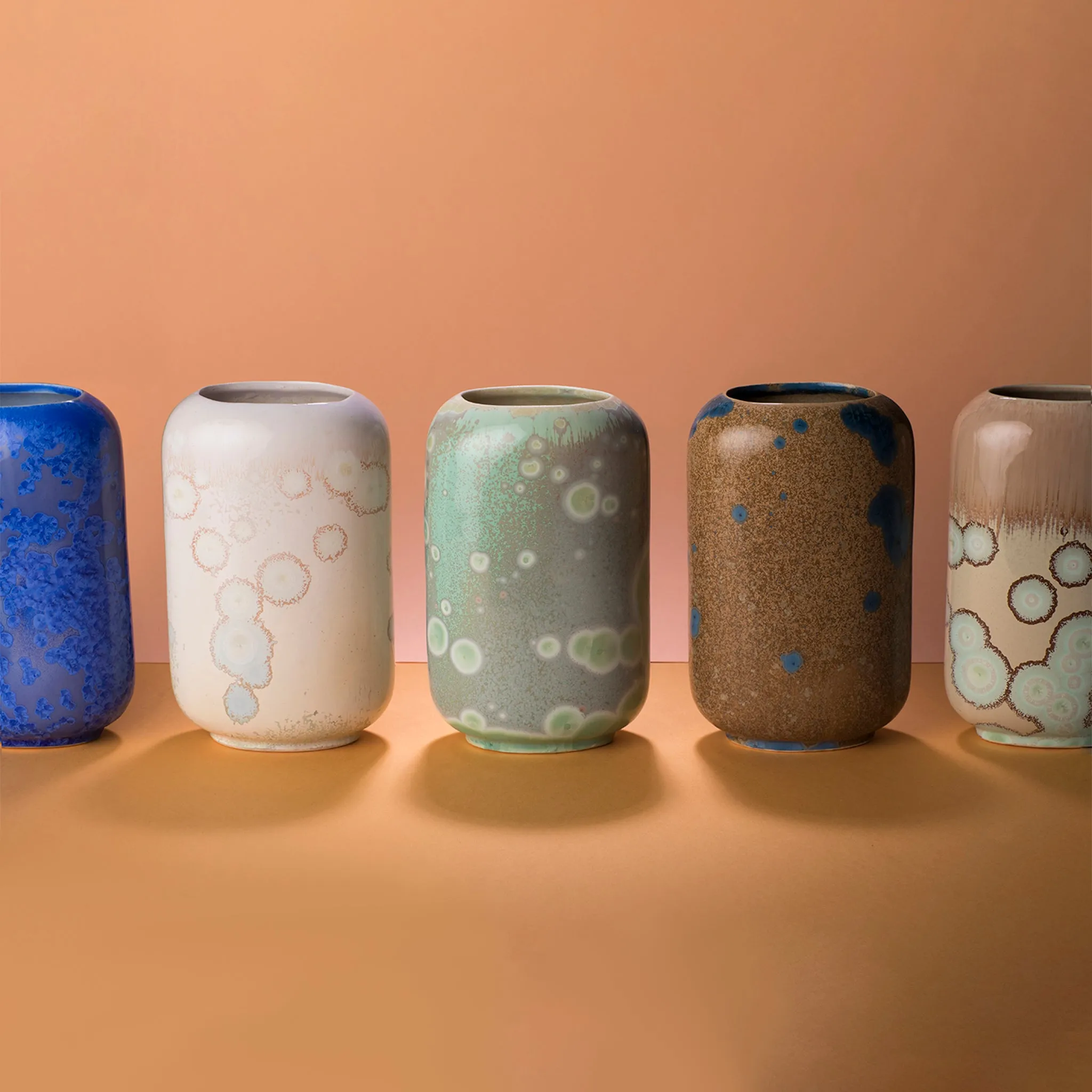 Opal Crystalline Vase