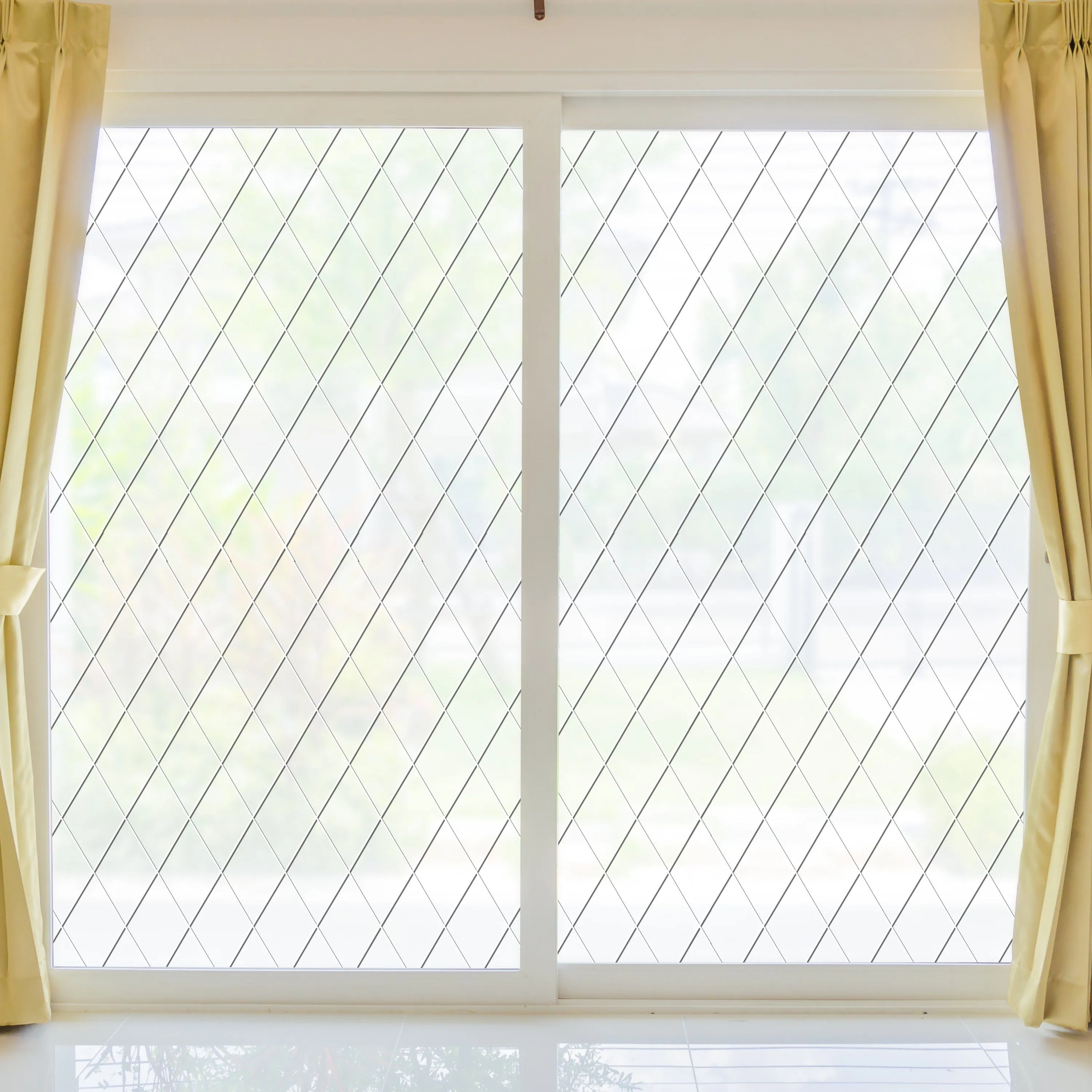 Orleans Leaded Glass | Privacy or See Thru  (Static Cling)