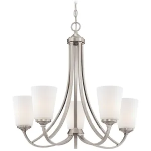 Overland Park 26 in. 5 Lights Chandelier Brushed Nickel finish