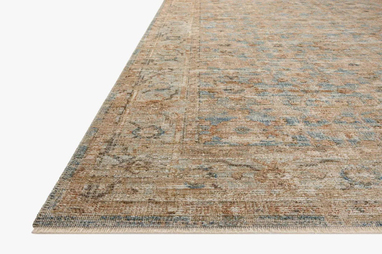 OVERSTOCK RUG - Loloi Heritage Ocean / Sand Rug - 8' x 10'