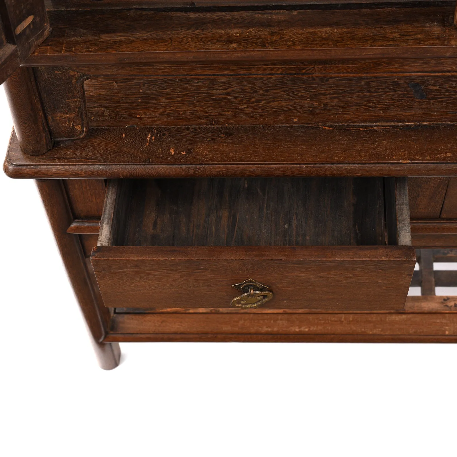 Pair of Chinese Jichimu Yuanjiaogui Cabinets On Stands - Qing Dynasty