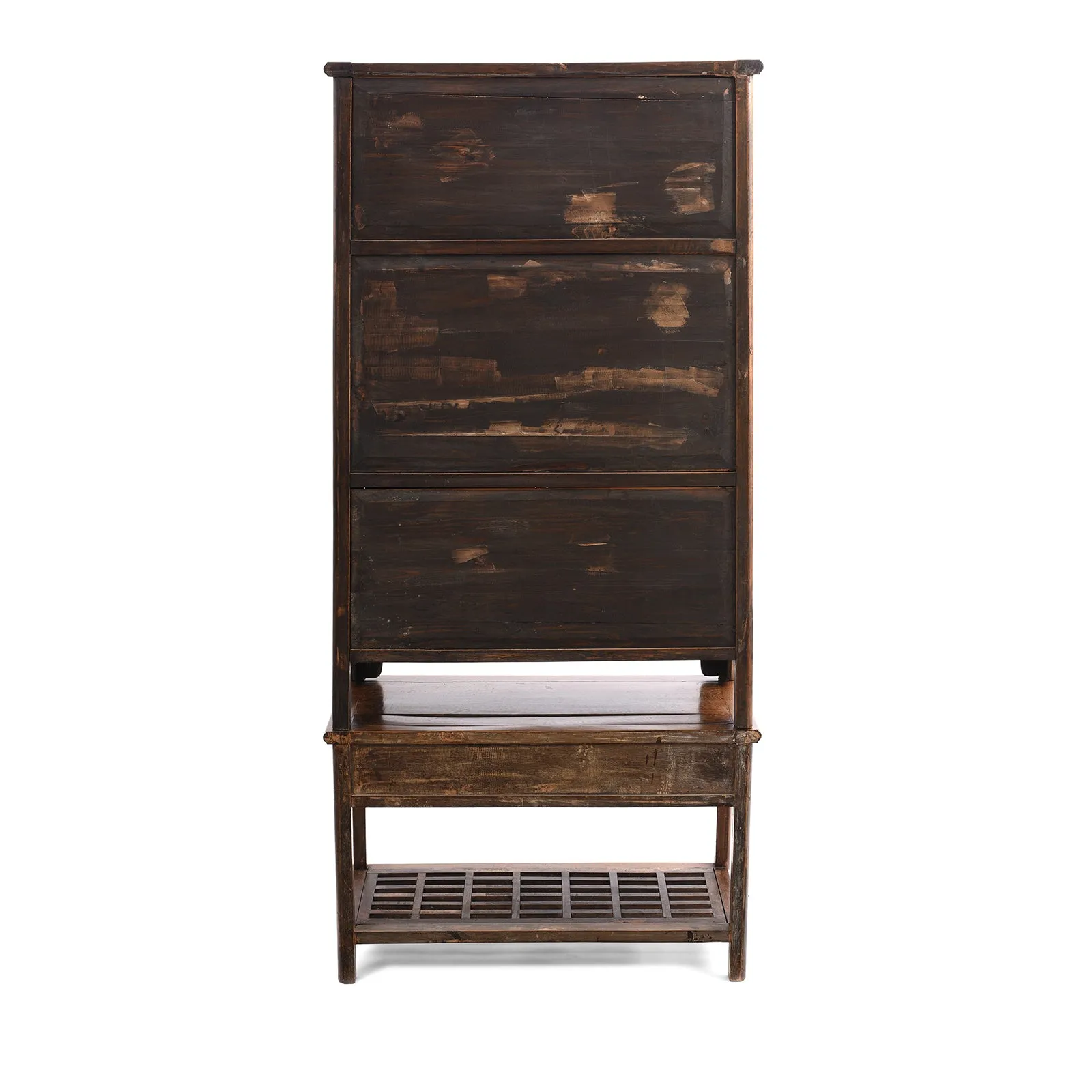 Pair of Chinese Jichimu Yuanjiaogui Cabinets On Stands - Qing Dynasty