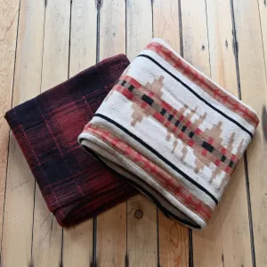 Pendleton Cotton Throw Gift Pack Set of 2 in Trail Ridge Oat