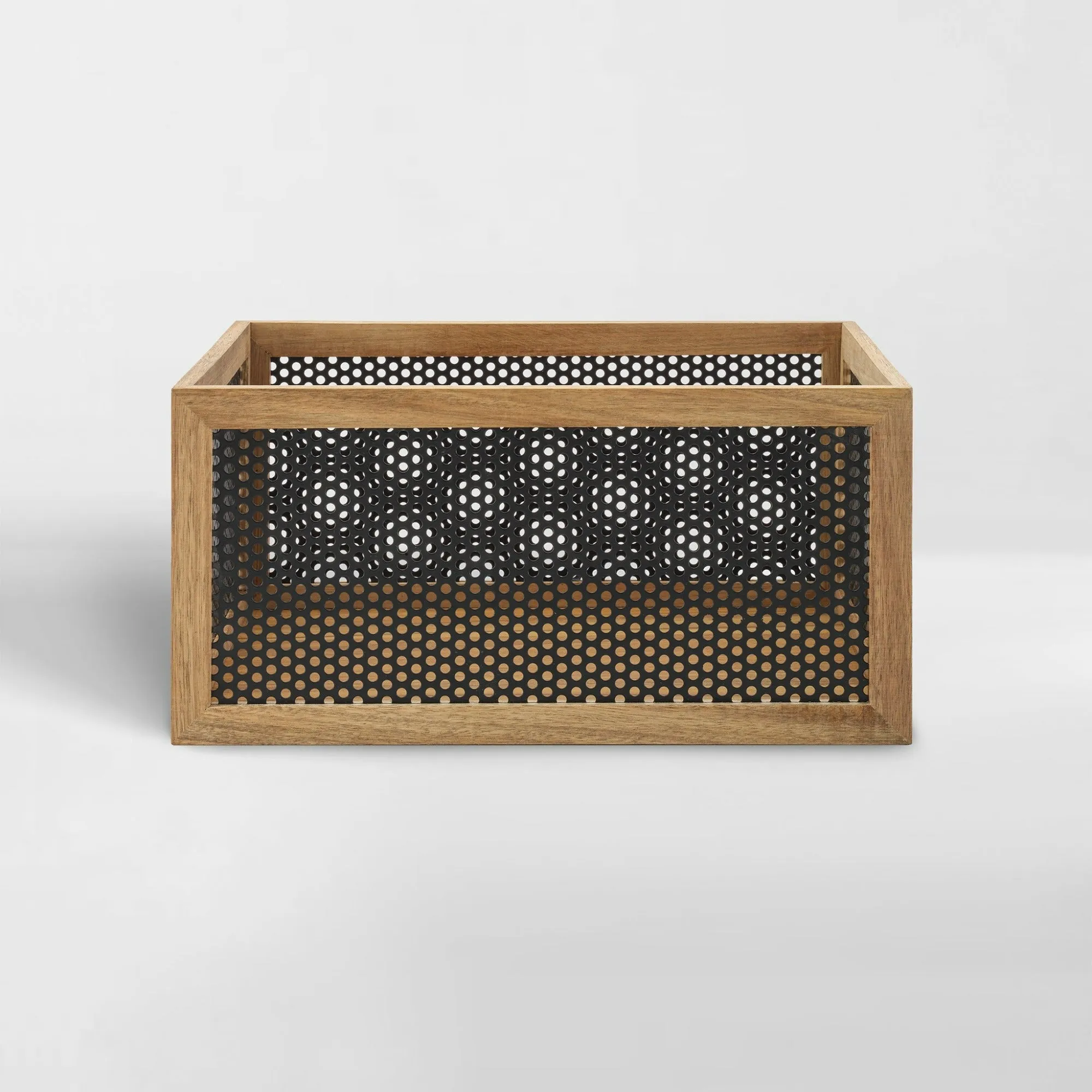 Perforated Acacia Baskets