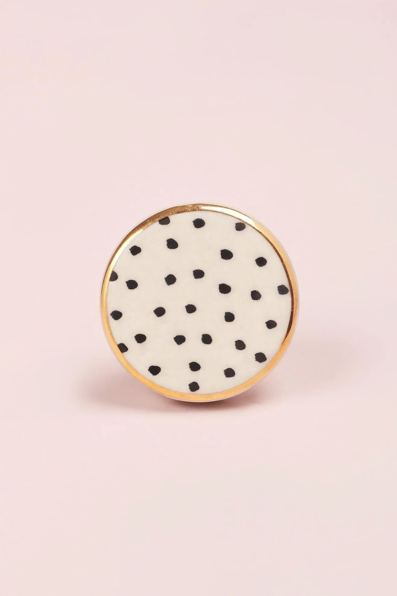 Pie Chart Pattern Design Ceramic Door Knobs