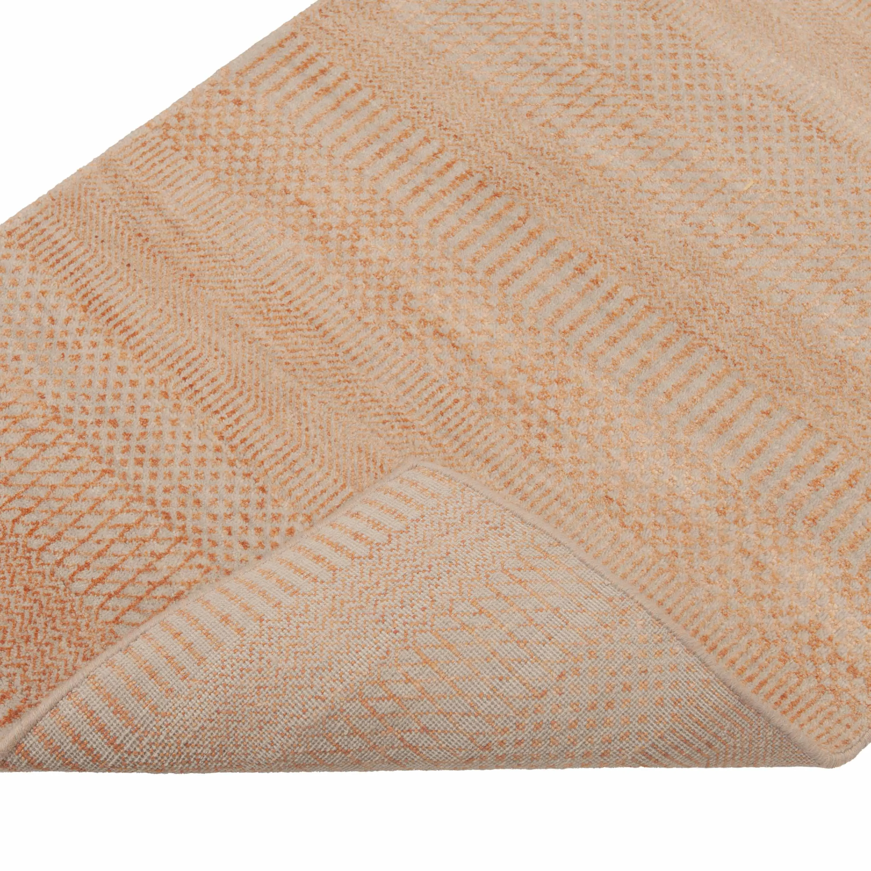Pink Solid Indo Savannah Runner - 2'7" x 16'1"
