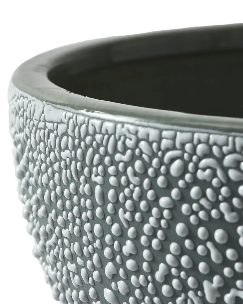 Pols Potten Boolb Dots Vase in Dark Green – Medium