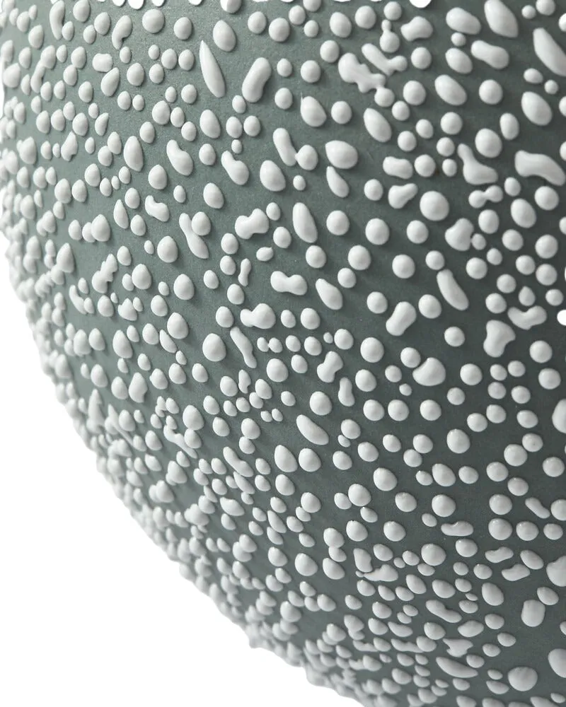 Pols Potten Boolb Dots Vase in Dark Green – Medium