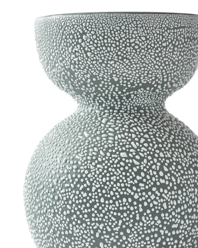 Pols Potten Boolb Dots Vase in Dark Green – Medium