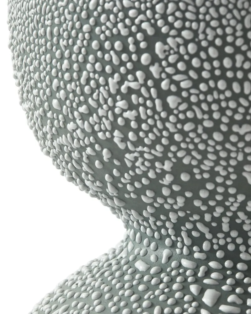 Pols Potten Boolb Dots Vase in Dark Green – Medium