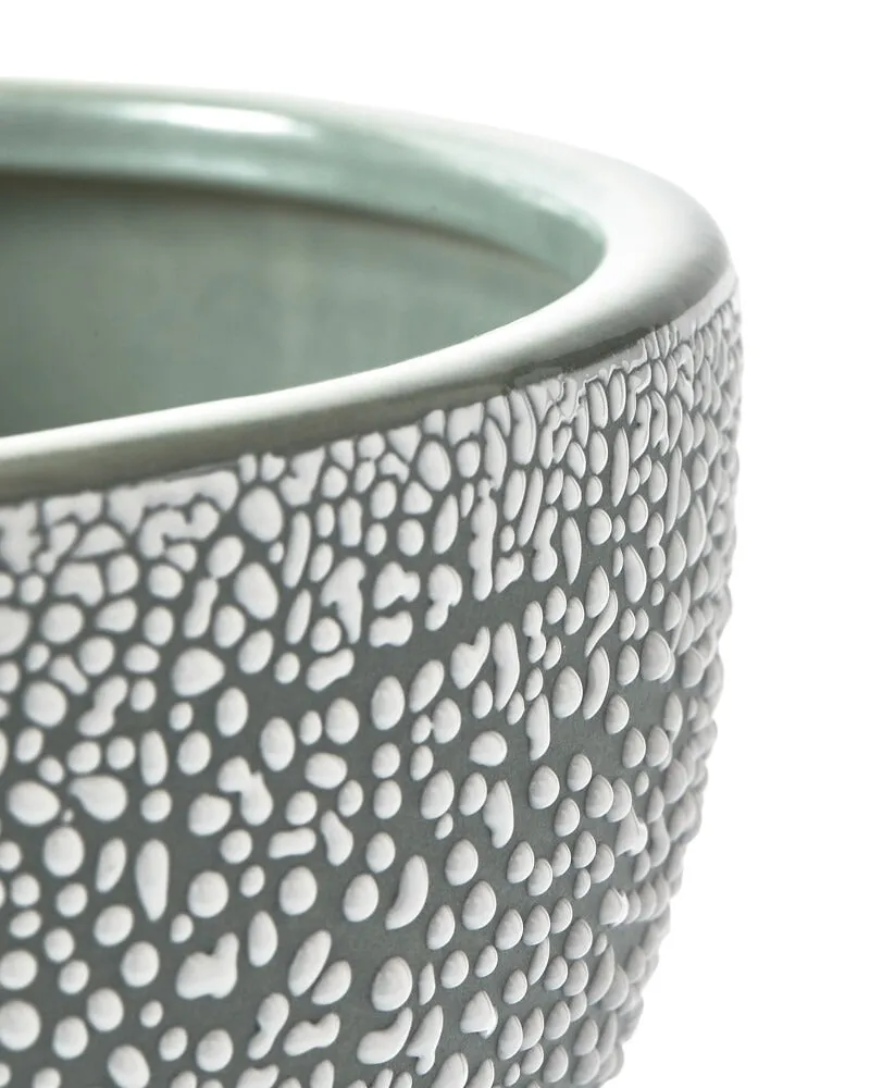 Pols Potten Boolb Dots Vase in Dark Green – Medium
