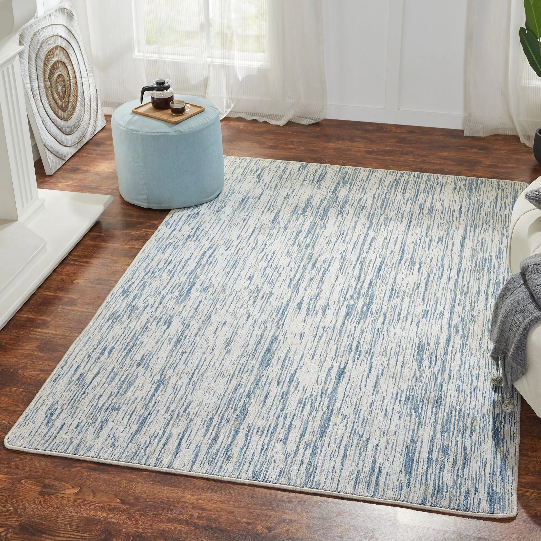 Priya Hand-Loomed Carpet, Lagoon