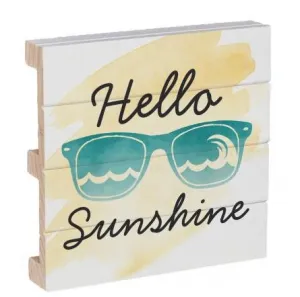 "Hello Sunshine" Pallet Coaster
