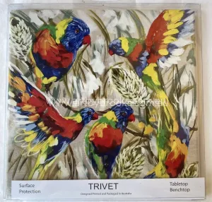 Rainbow Lorikeet trivet