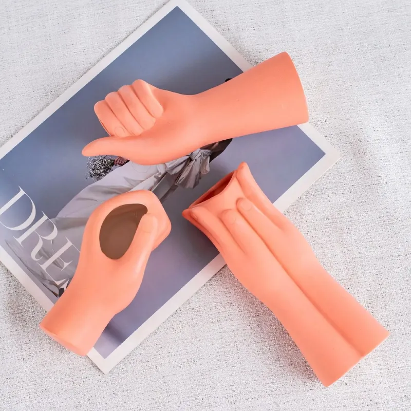 Raise Your Hand Ceramic Vase