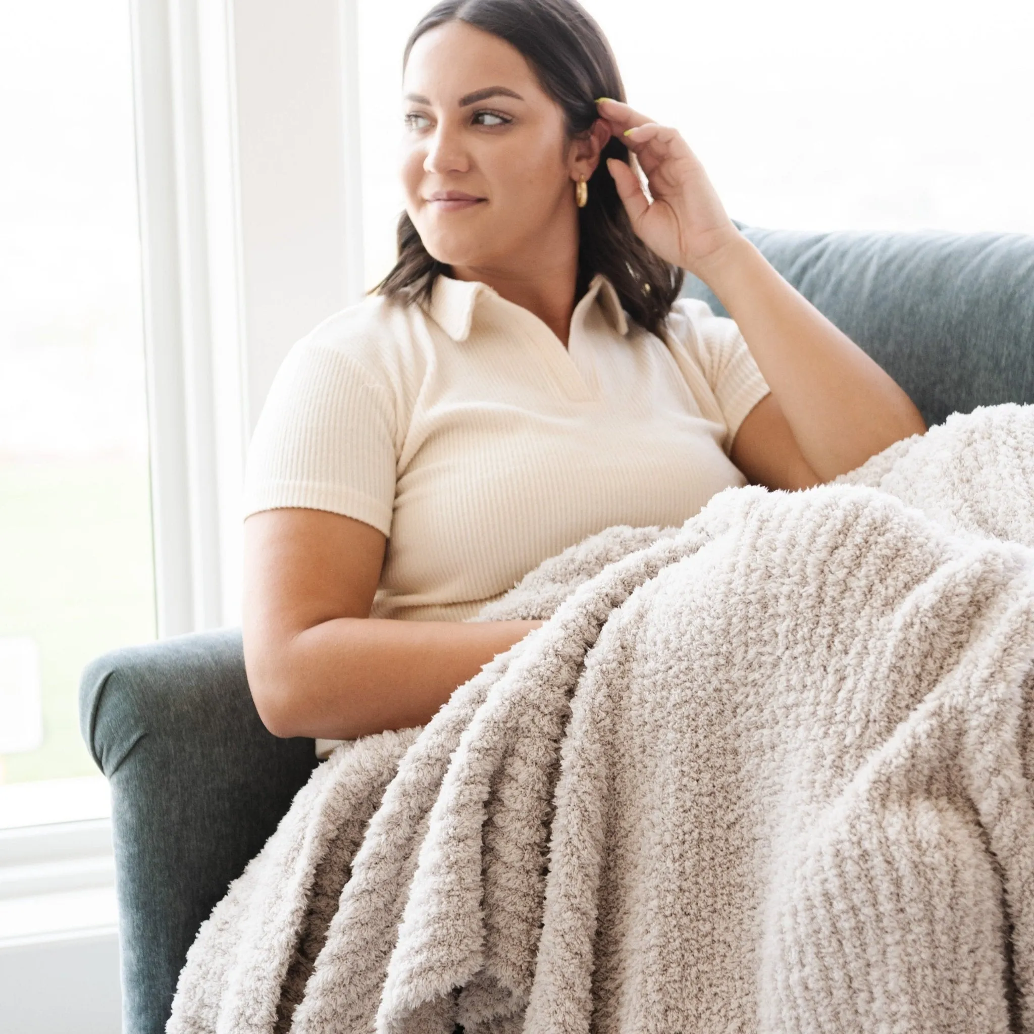 RIBBED BAMBONI® THROW BLANKETS