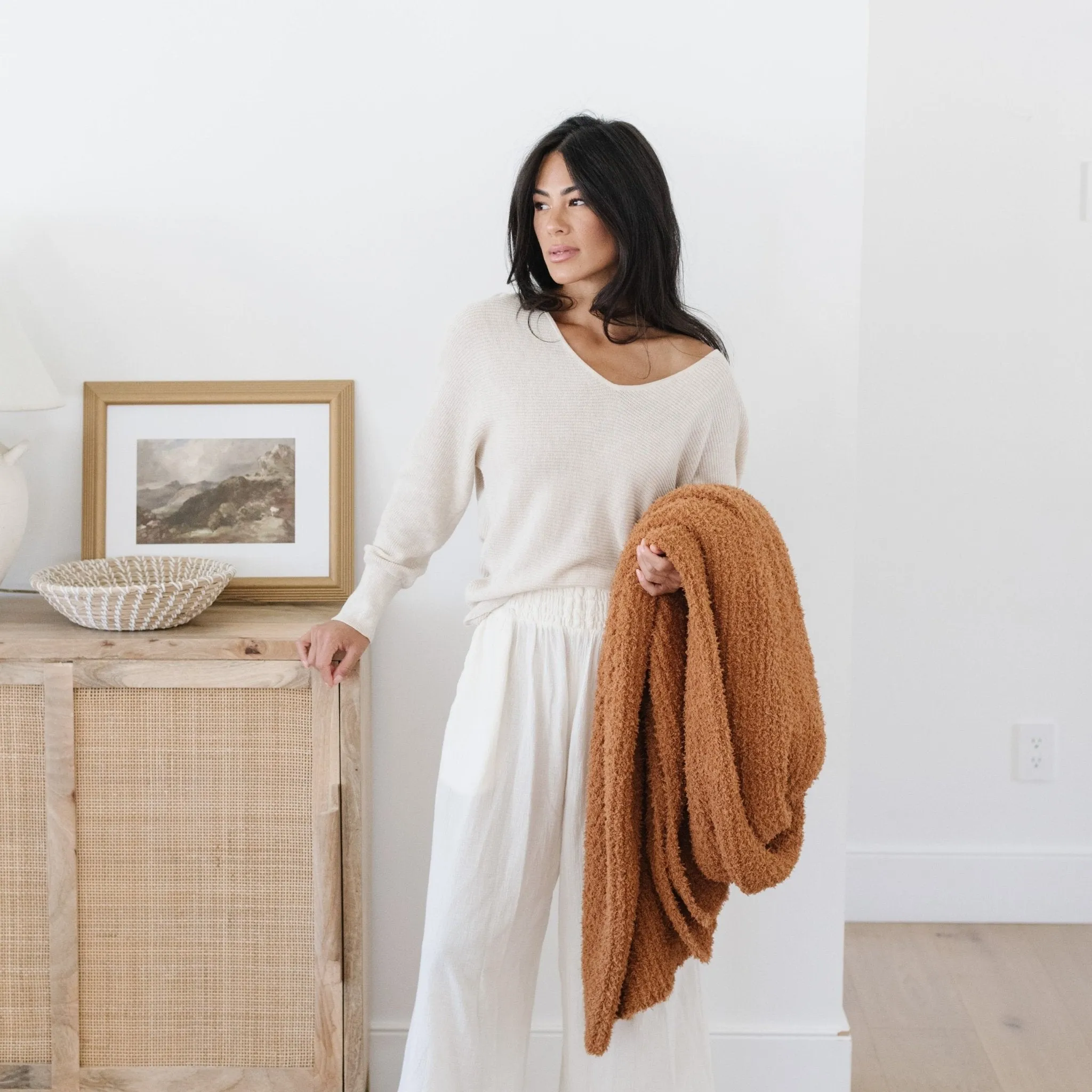 RIBBED BAMBONI® THROW BLANKETS