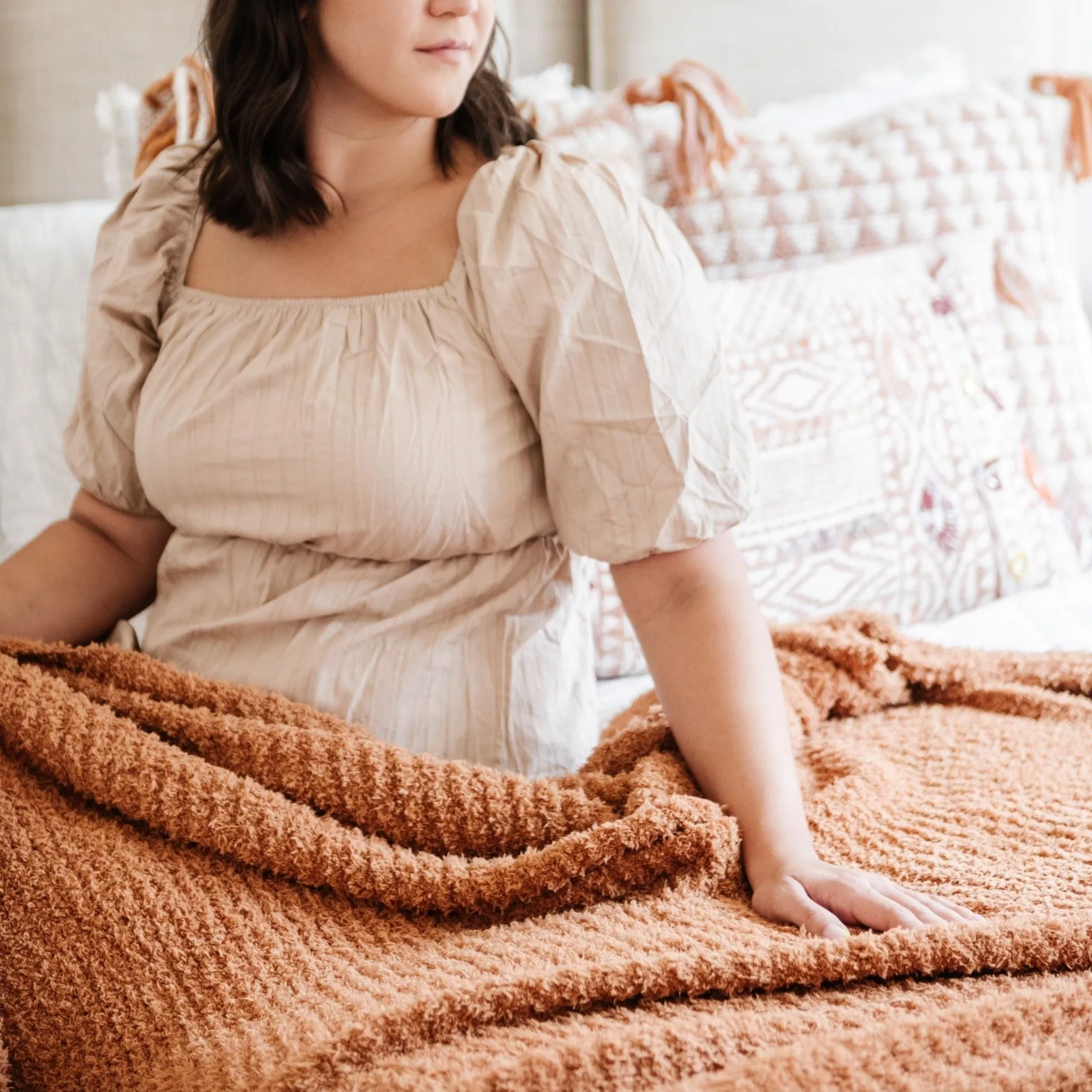RIBBED BAMBONI® THROW BLANKETS