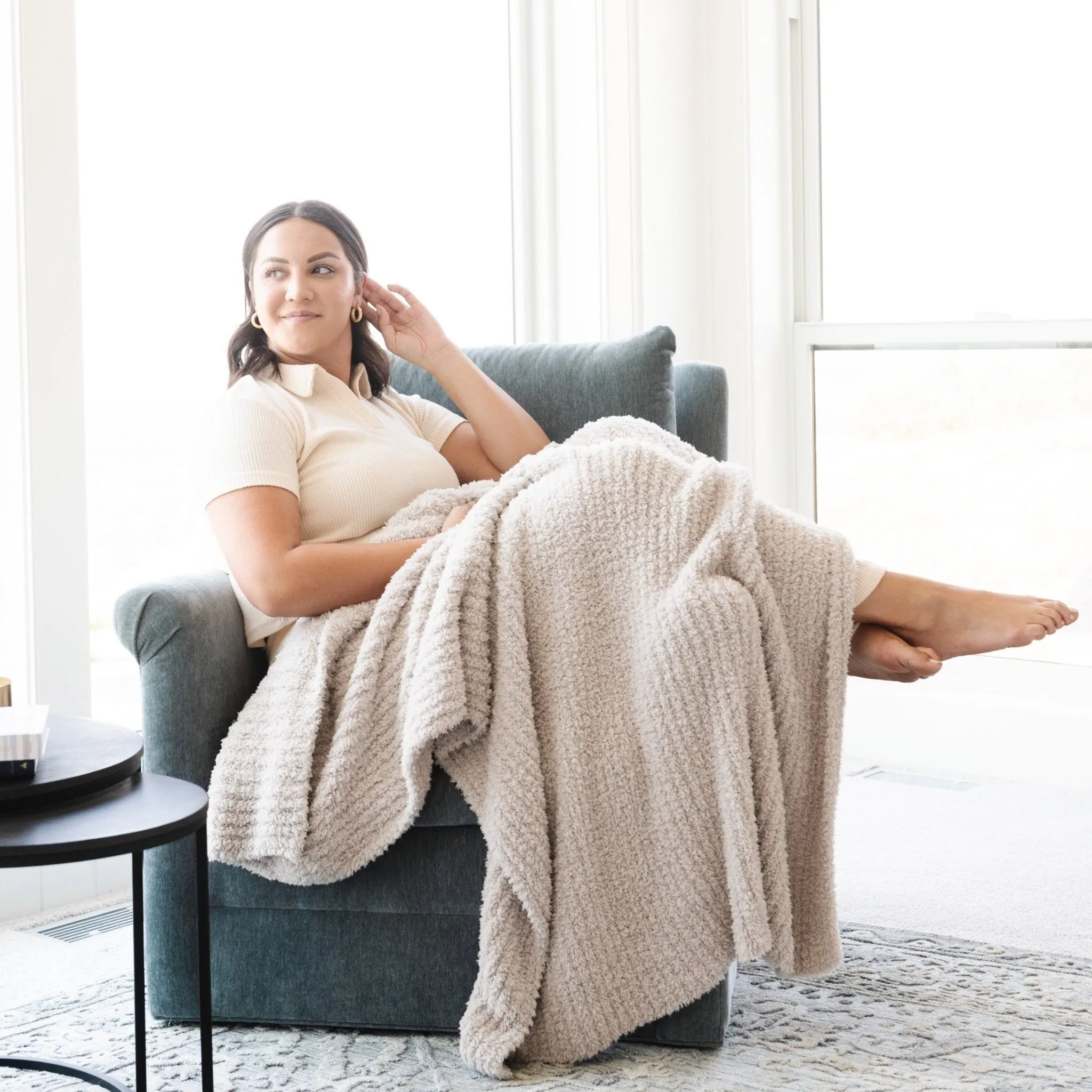 RIBBED BAMBONI® THROW BLANKETS