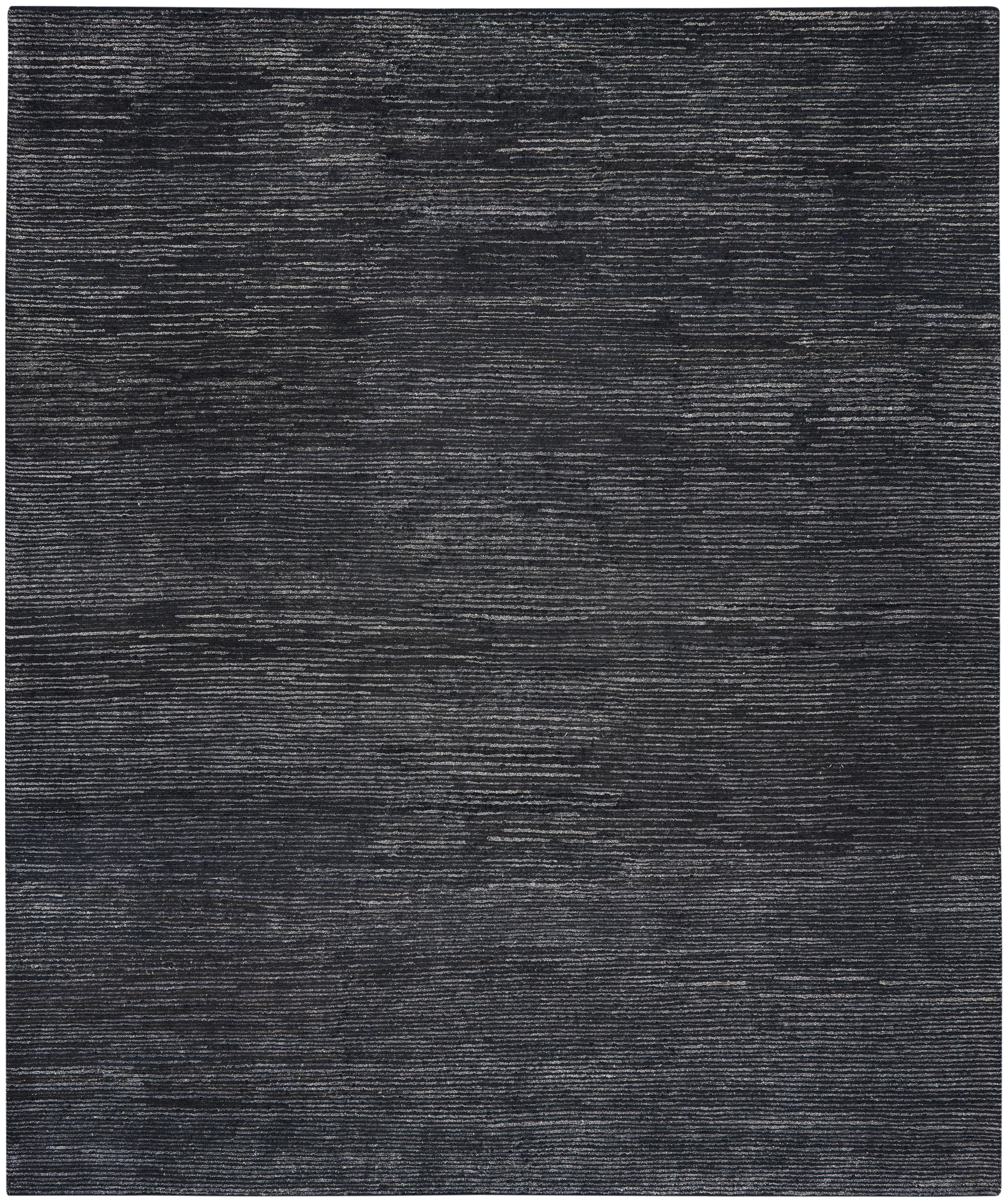 Ribbed Essentials Rug - Onyx Black