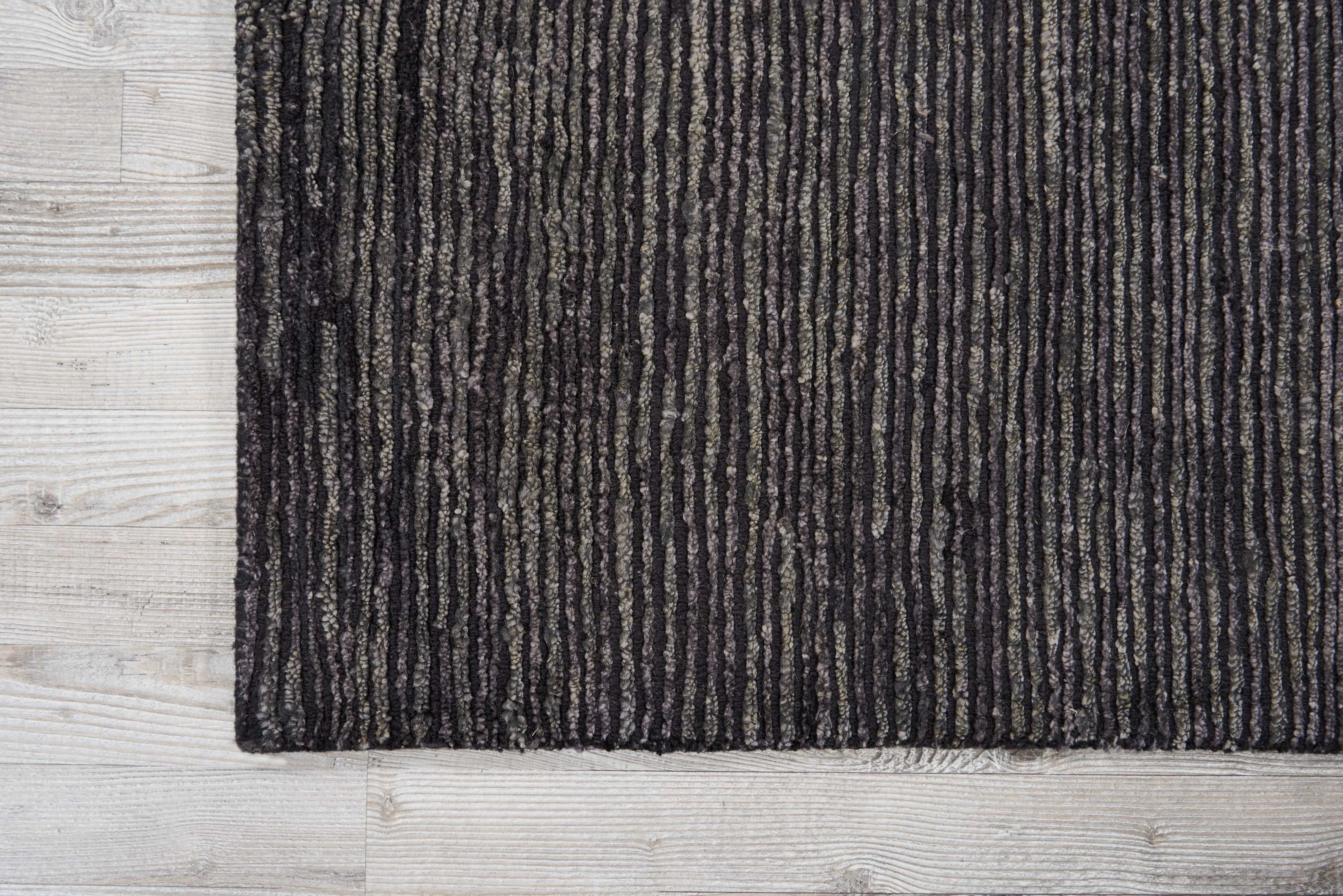 Ribbed Essentials Rug - Onyx Black