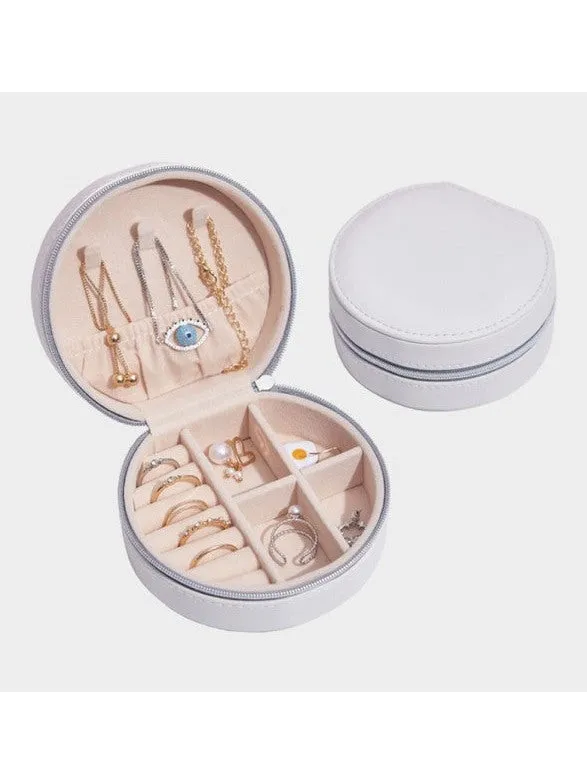 Round Jewelry Case