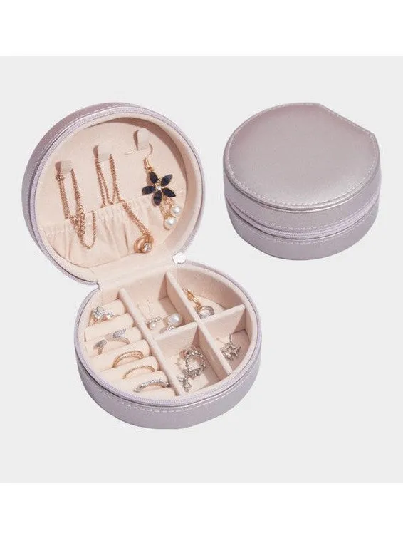 Round Jewelry Case