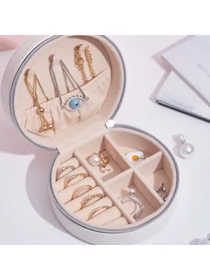 Round Jewelry Case