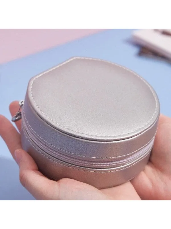 Round Jewelry Case