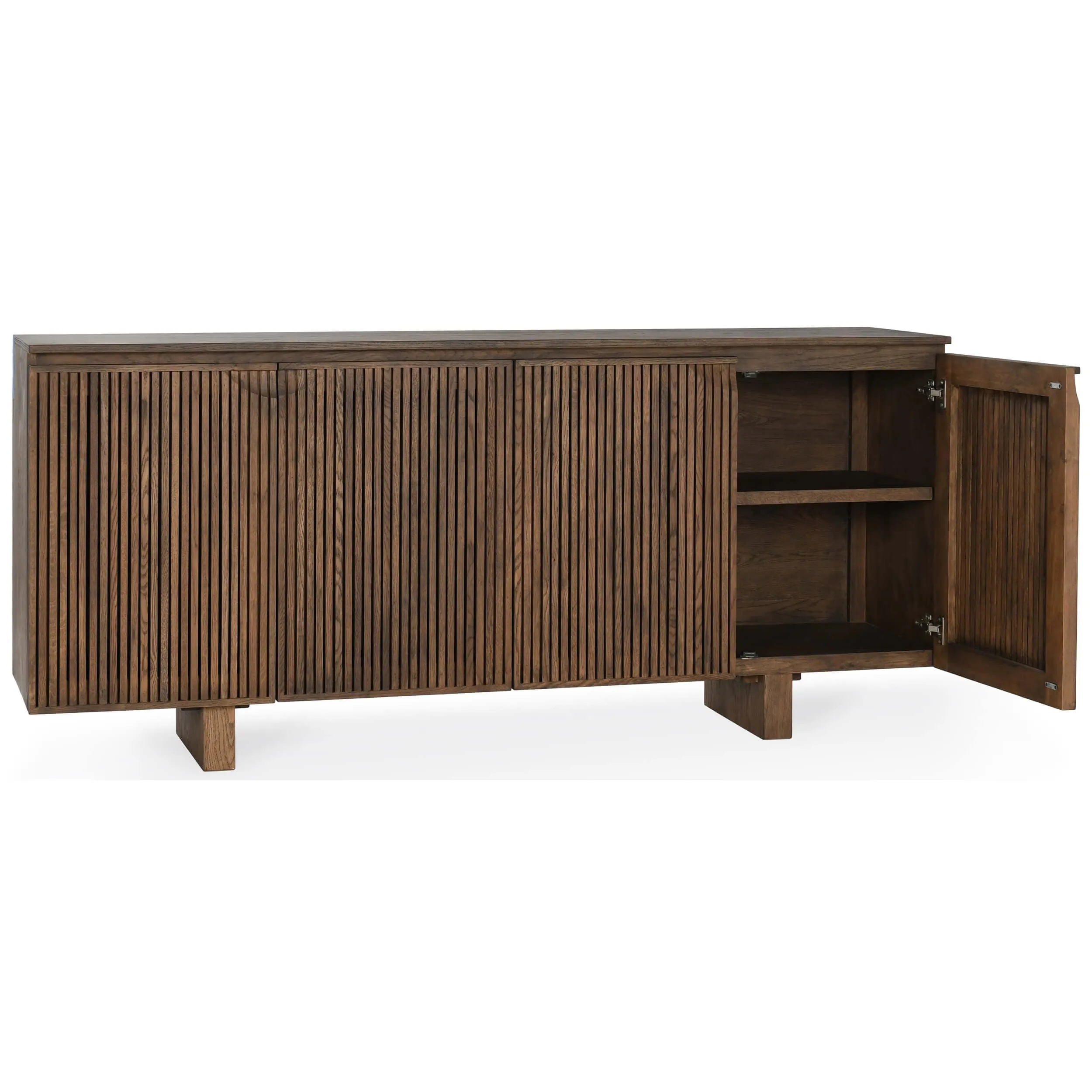 Roya 4 Door Cabinet, Toasted Brown