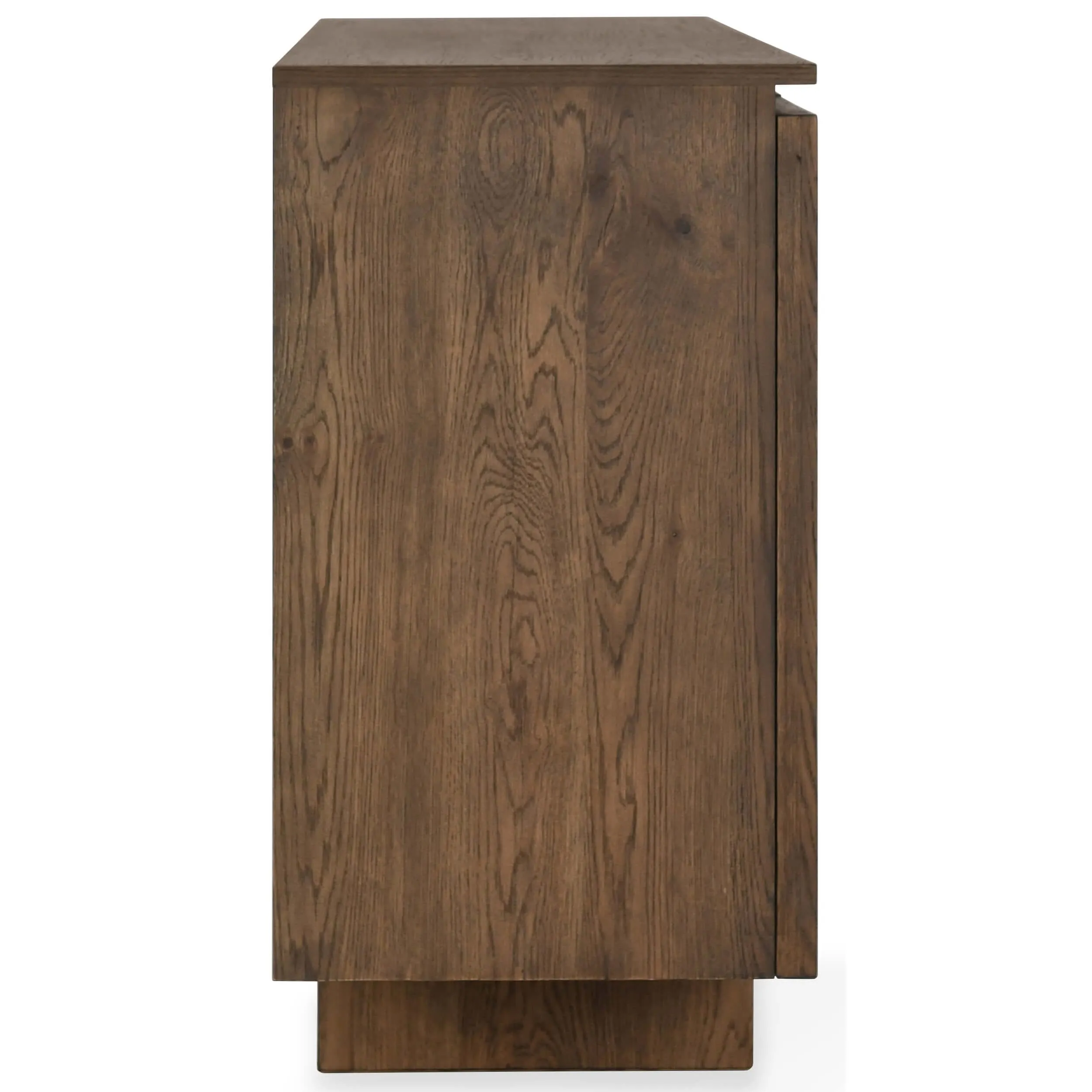 Roya 4 Door Cabinet, Toasted Brown