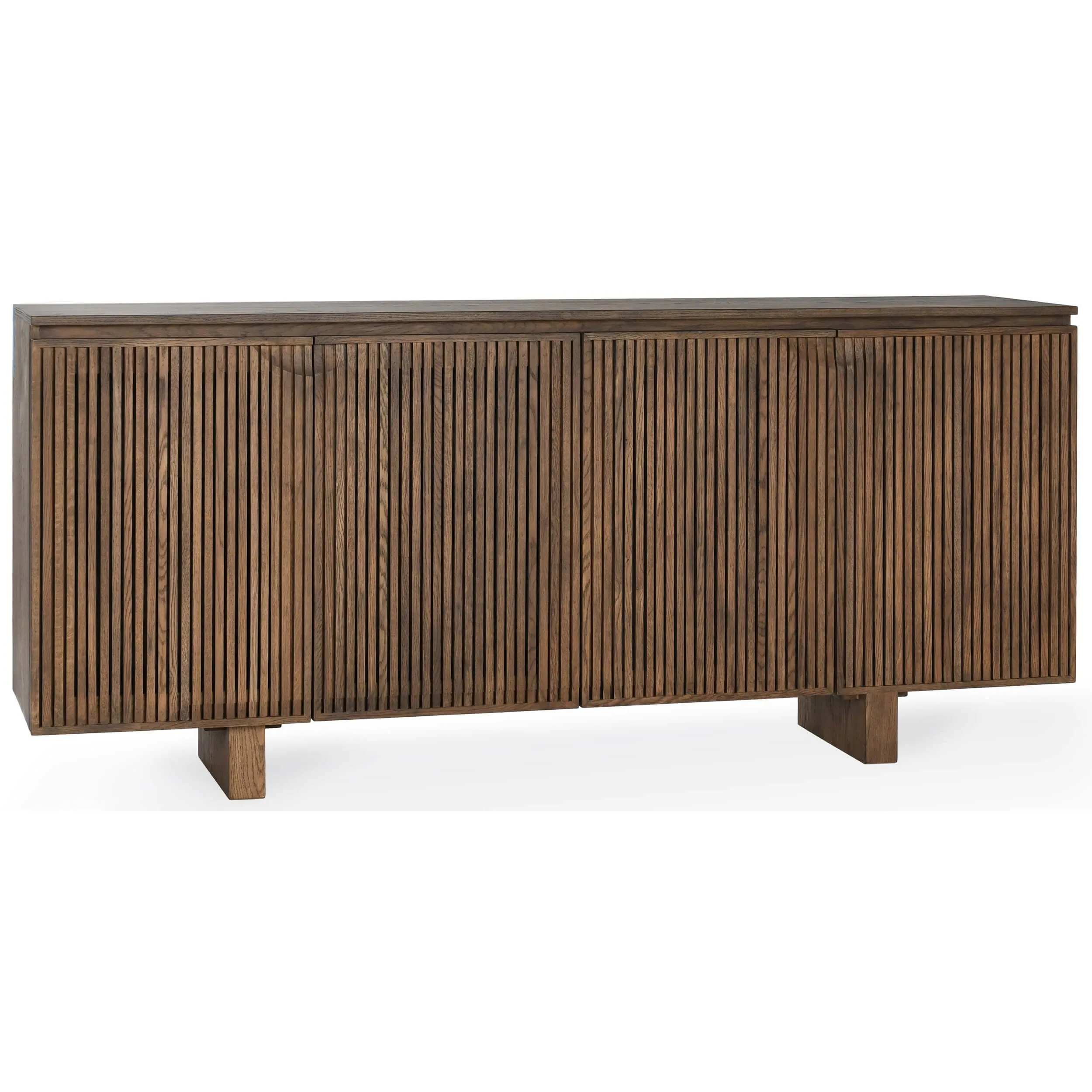 Roya 4 Door Cabinet, Toasted Brown