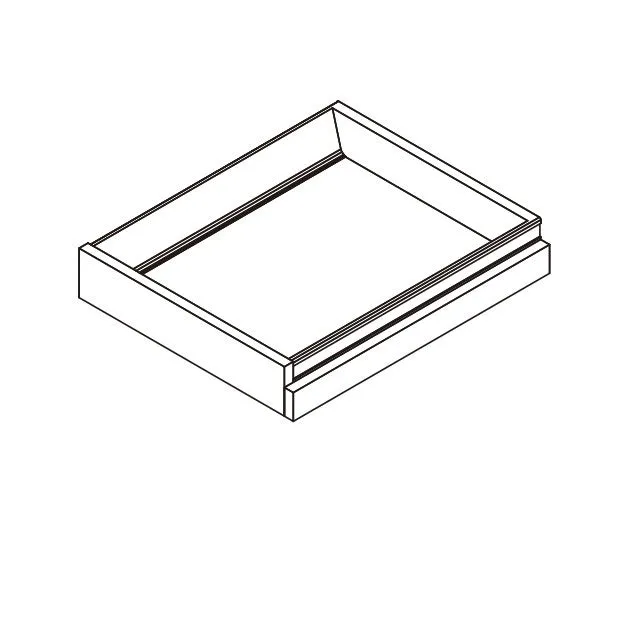 RTA - Lacquer Grey - Roll Out Tray | 33"W