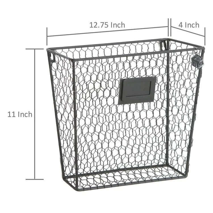 Rustic Wire Mail Sorter w/ Chalkboard Labels, Set of 3