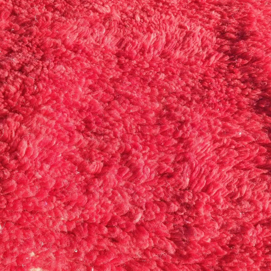 Saida | Moroccan Beni rug 6x9 Ultra Soft | Black White Red Beni Ouarain | 9x6'56 Ft | 280x200 cm