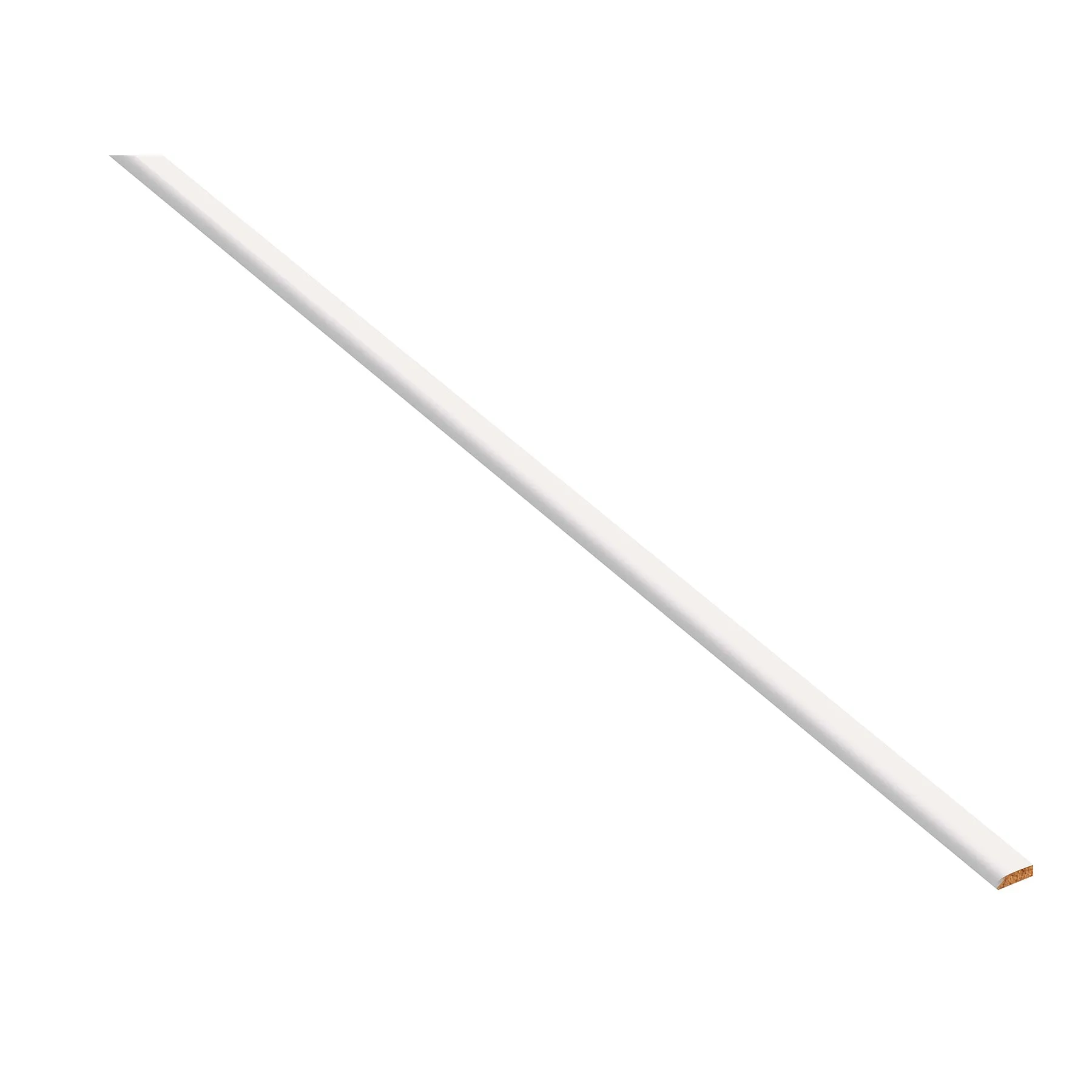 Scribe Molding - 1/4 Inch x 3/4 Inch x 96 Inch - Dwhite Shaker - Kitchen Cabinet