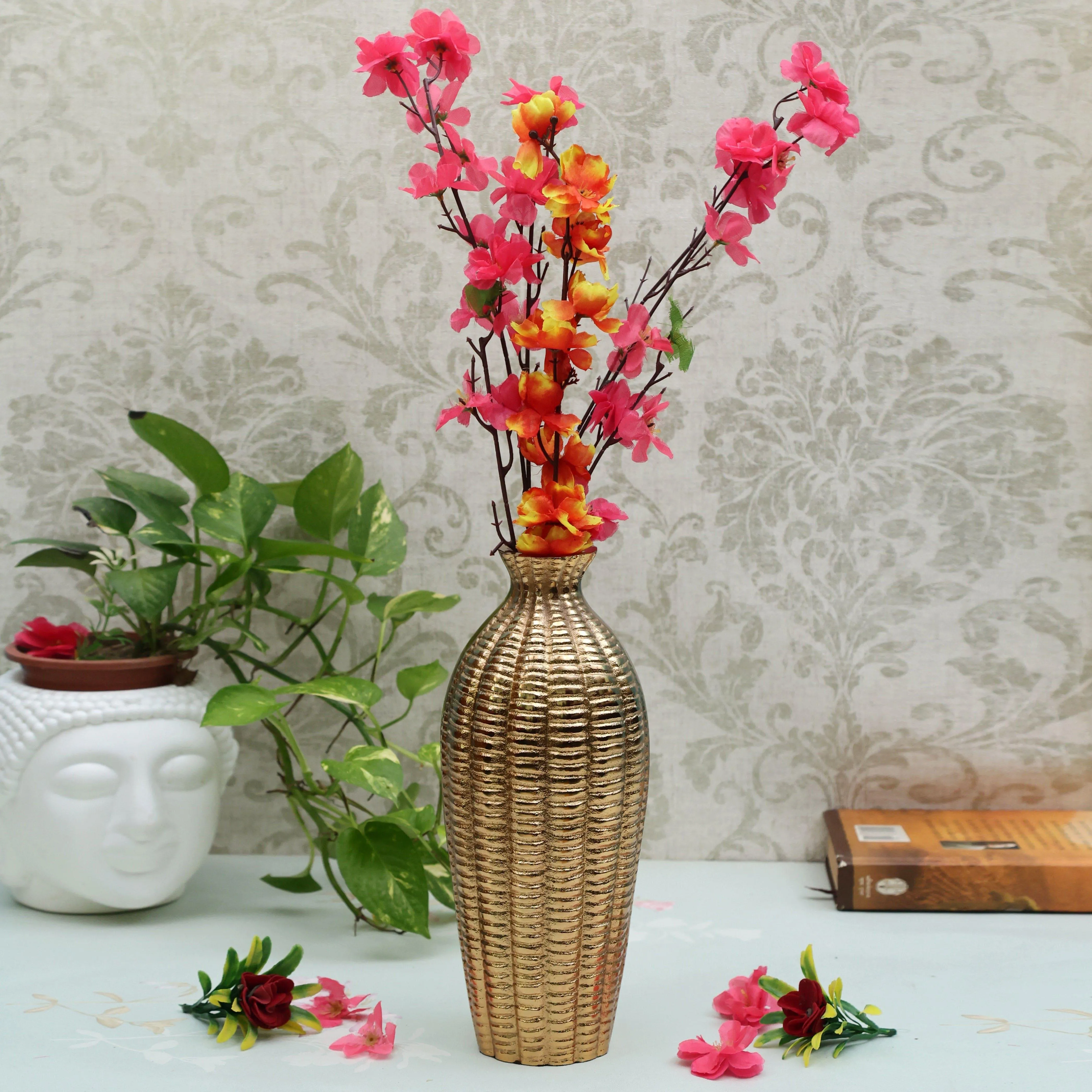 Serene Metallica Vase Gold