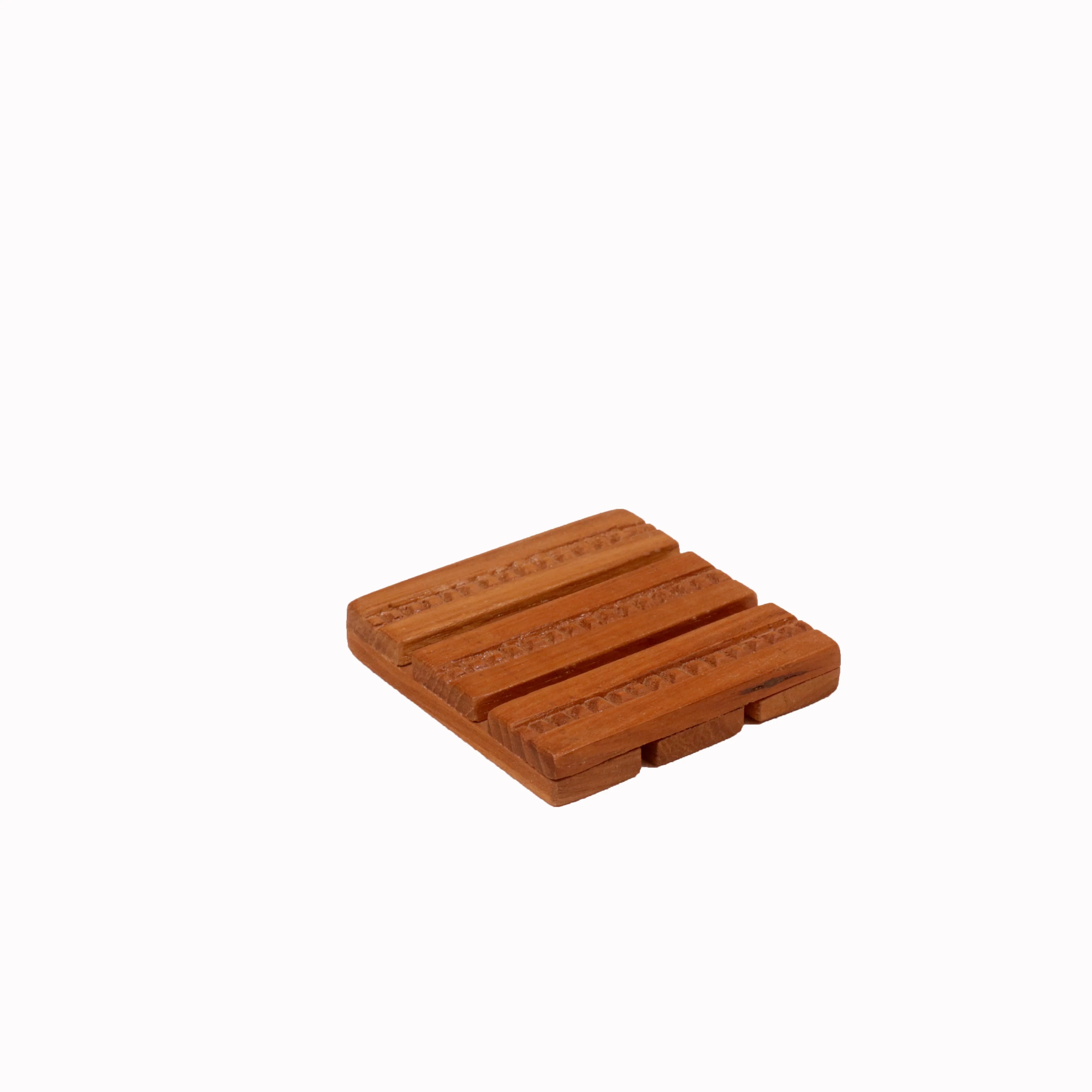 (Set of 5) Ridge Pattern Tea Coasters