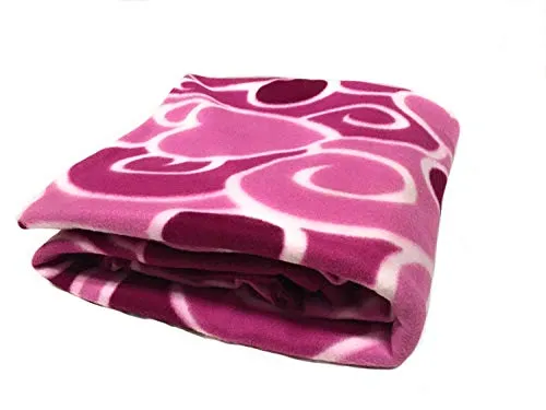 SHIVAAN HOME FURNISHING Supersoft Fleece Double Bed AC Blanket, Bedsheet - Size 90 X 90 inch, 1200 Gram (Multicolor)-Pack of 1 TM