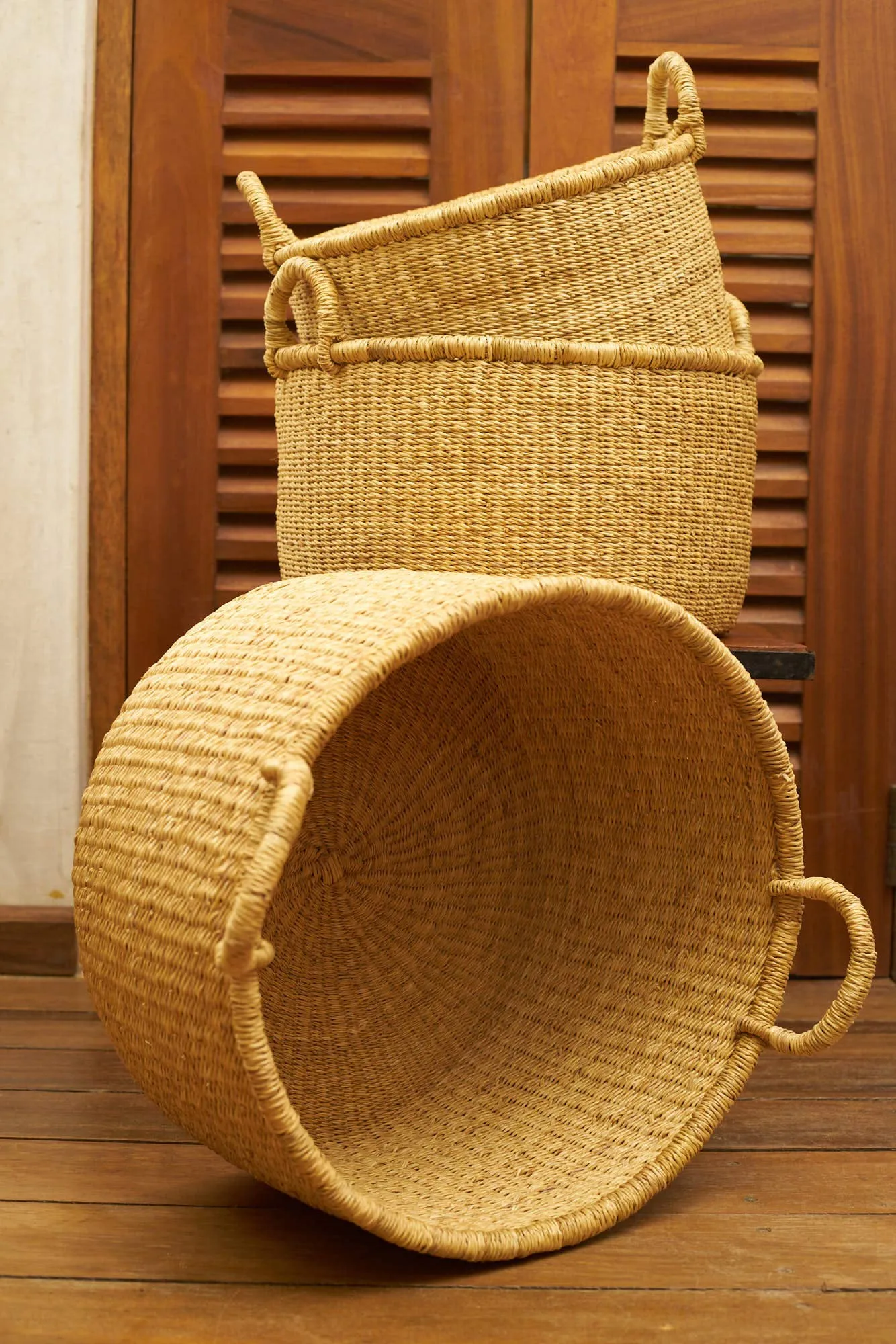 Short Bolga Laundry Basket