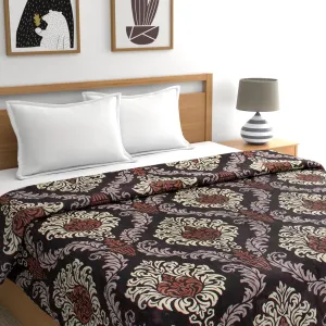 Signature Super Soft Flannel AC Blanket 380 GSM (Floral, Single)
