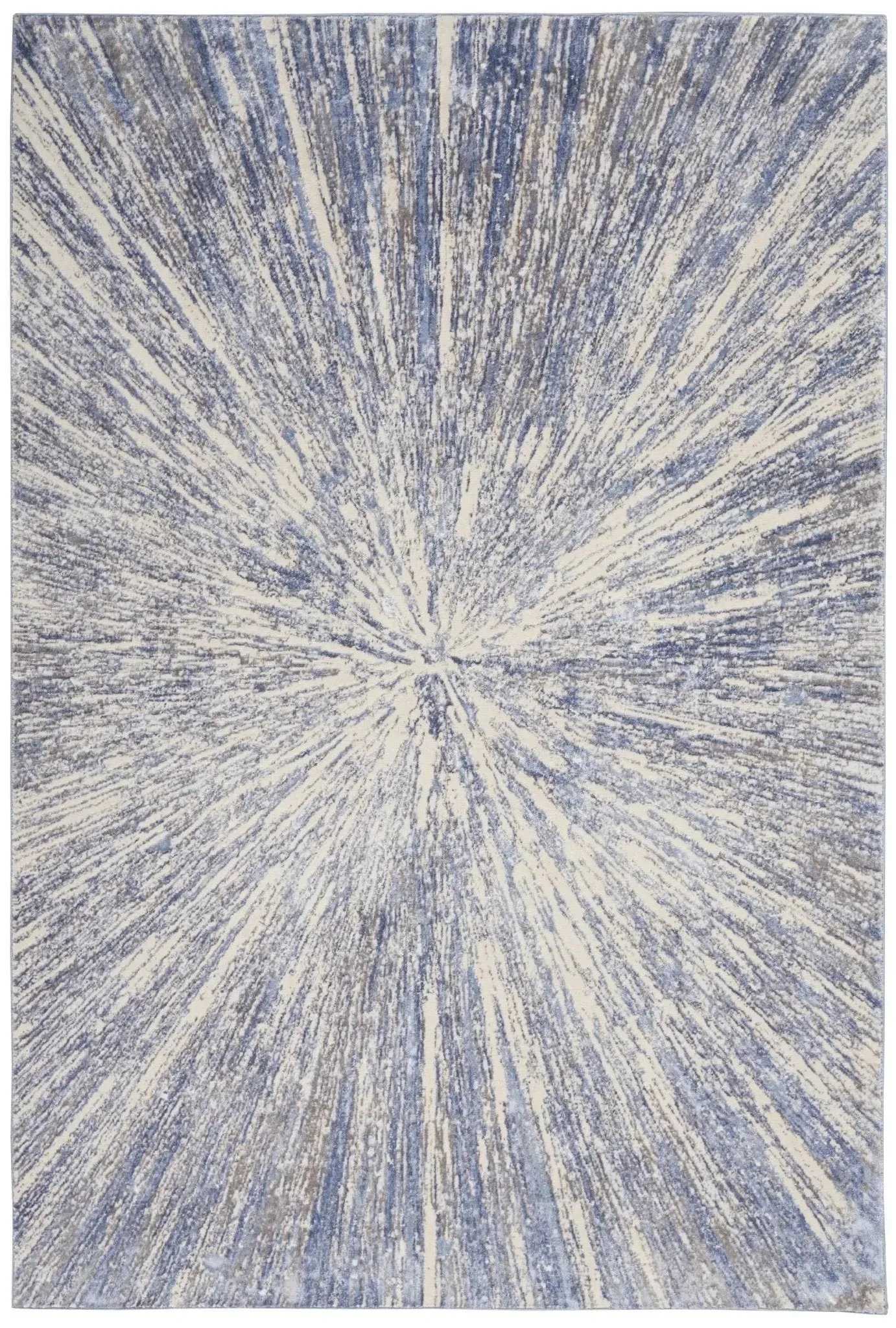 Silky Textures SLY05 Blue/Grey Rug