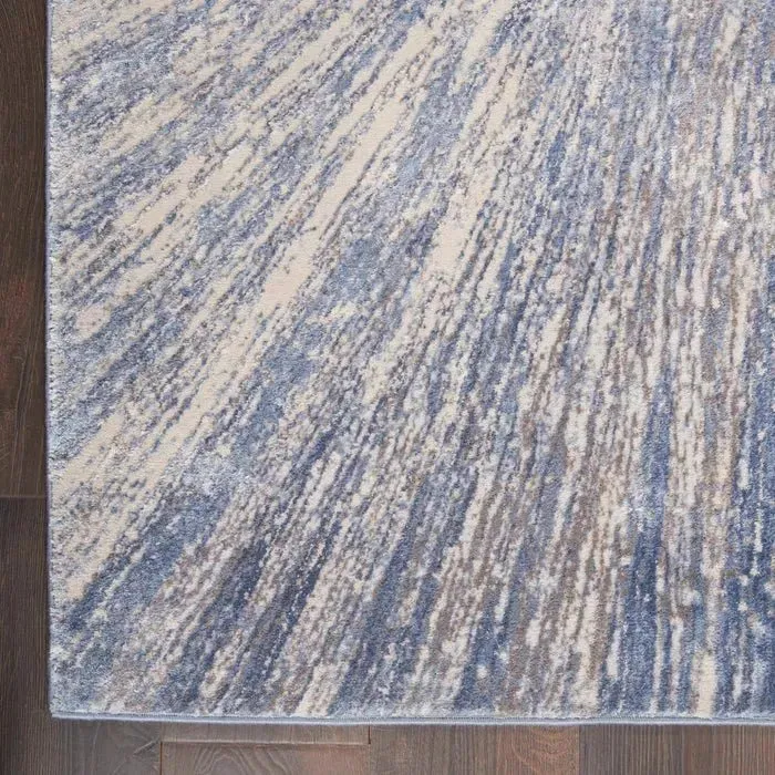Silky Textures SLY05 Blue/Grey Rug