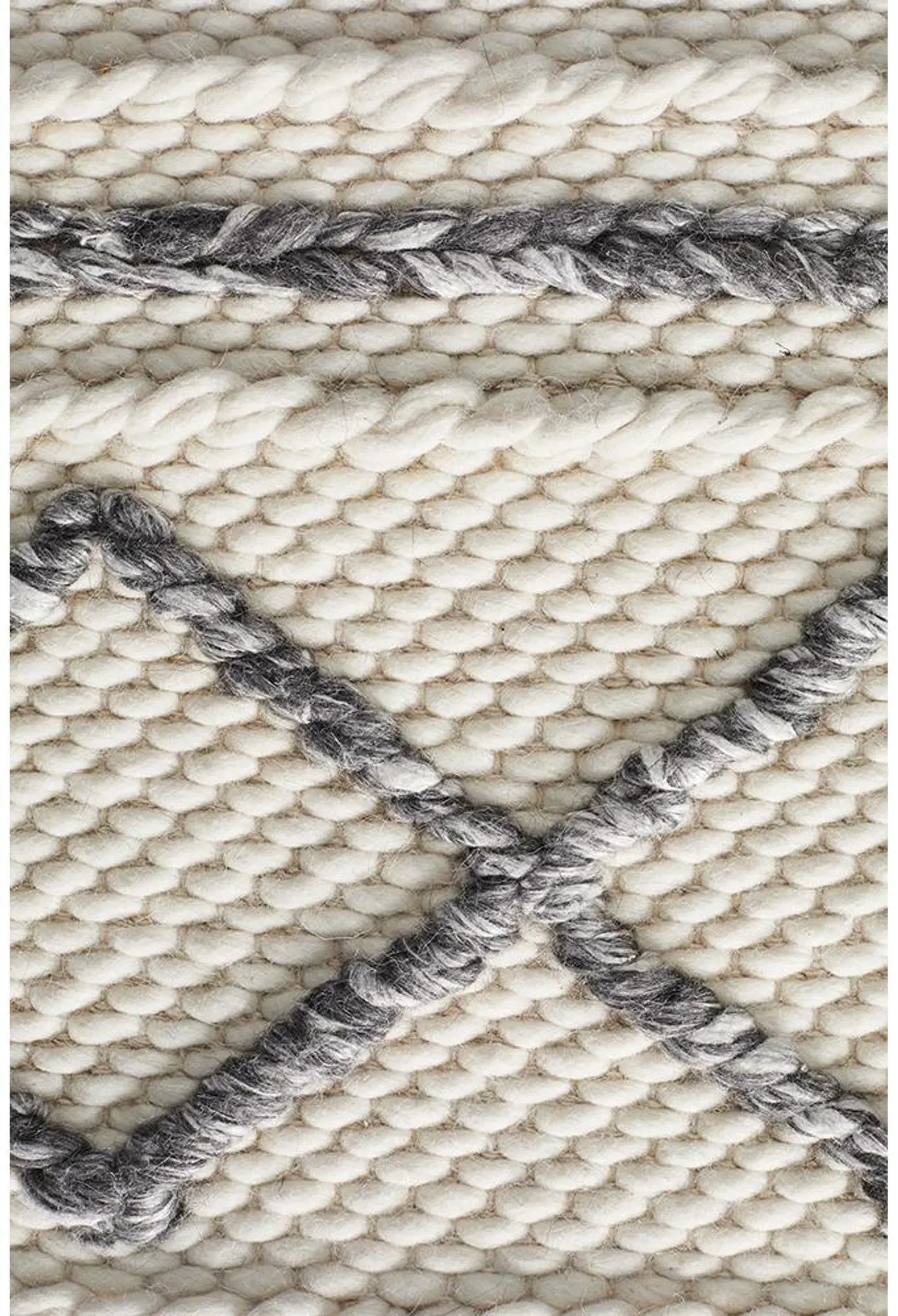 Skyler Rug White Grey