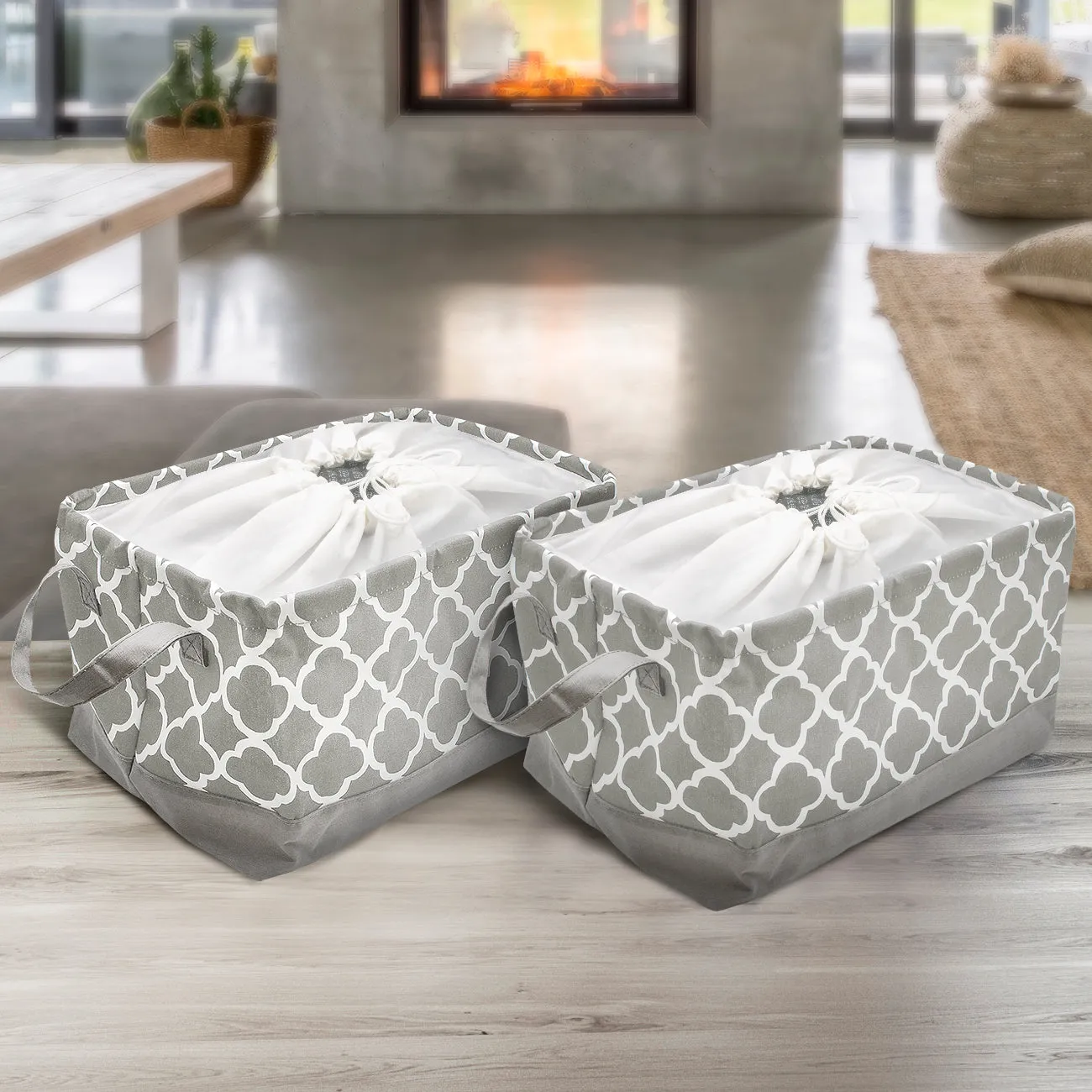 Storage Basket Bin Set (2 Pack)